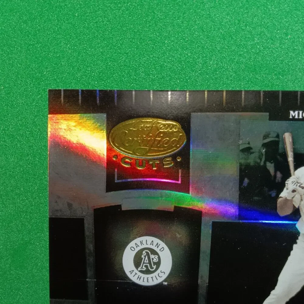 Miguel Tejada #204 2004 Donruss Leaf Certified Cuts Oakland Athletics SSP 88/599